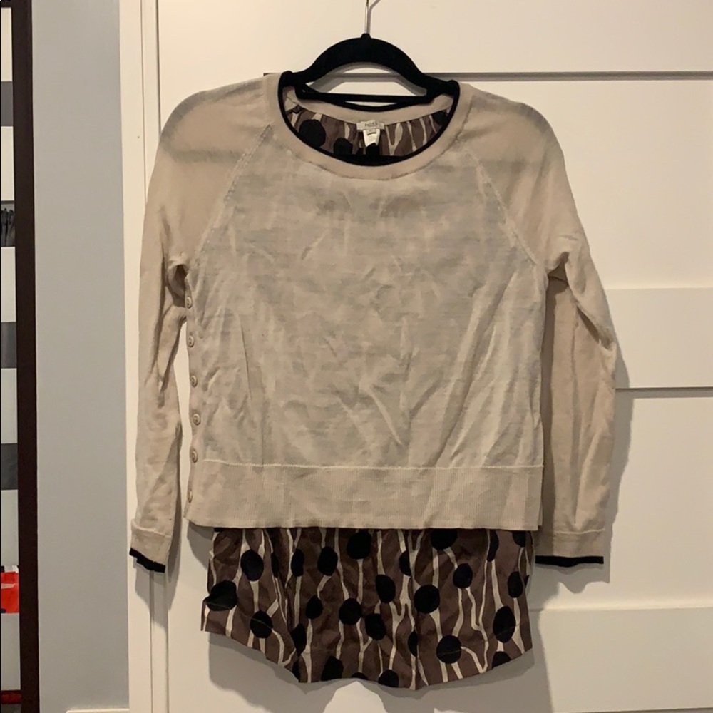 Hoss Sweater with side buttons